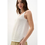 Camisole en tricot ornée
