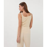 Camisole encolure carrée et bretelles larges scintillantes