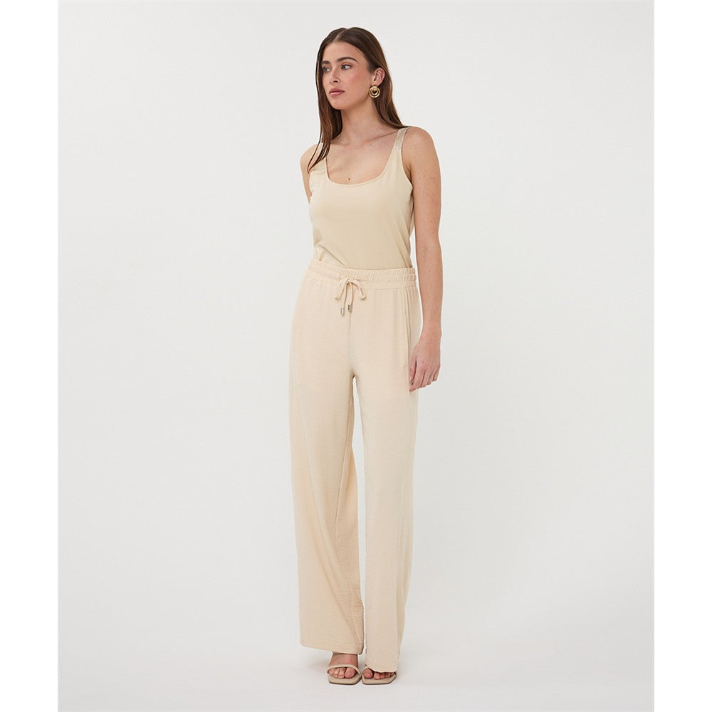 Camisole encolure carrée et bretelles larges scintillantes