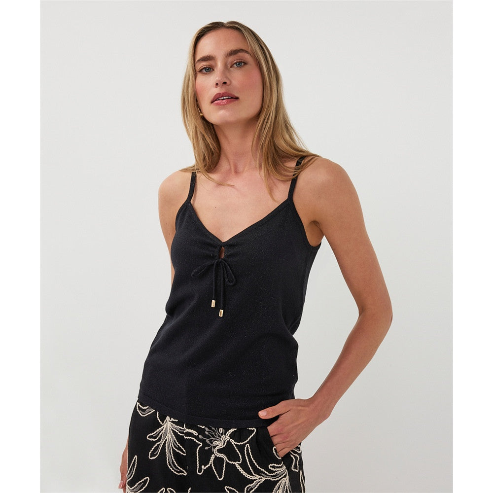 Camisole fluide à fines bretelles - Taille : MEDIUM - Couleur : Noir