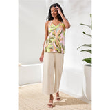 Camisole imprimée réversible - Taille : SMALL - Couleur : Vert Olive