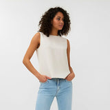 Camisole satinée - Taille : 12 - Couleur : Sable