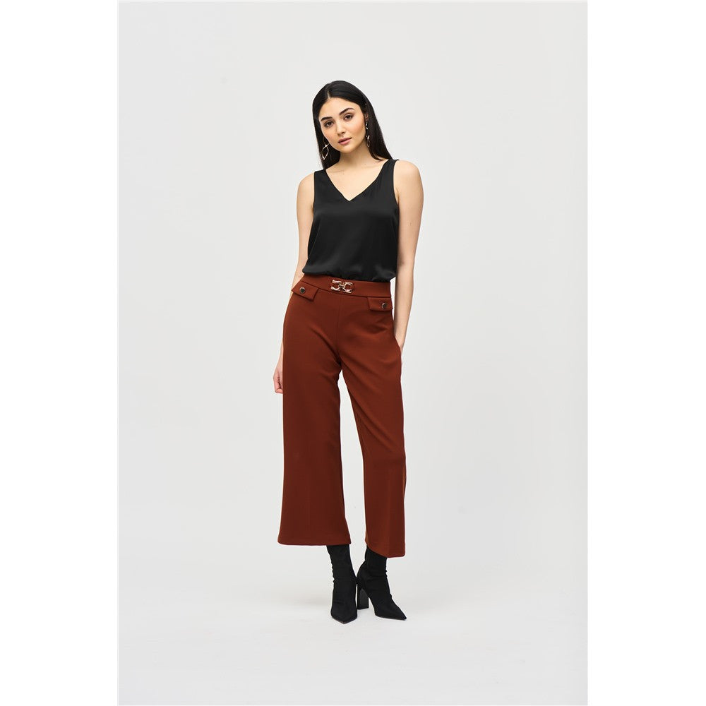 Camisole satinée à bretelles larges