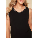 Camisole uni à bretelles larges