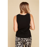 Camisole uni à bretelles larges