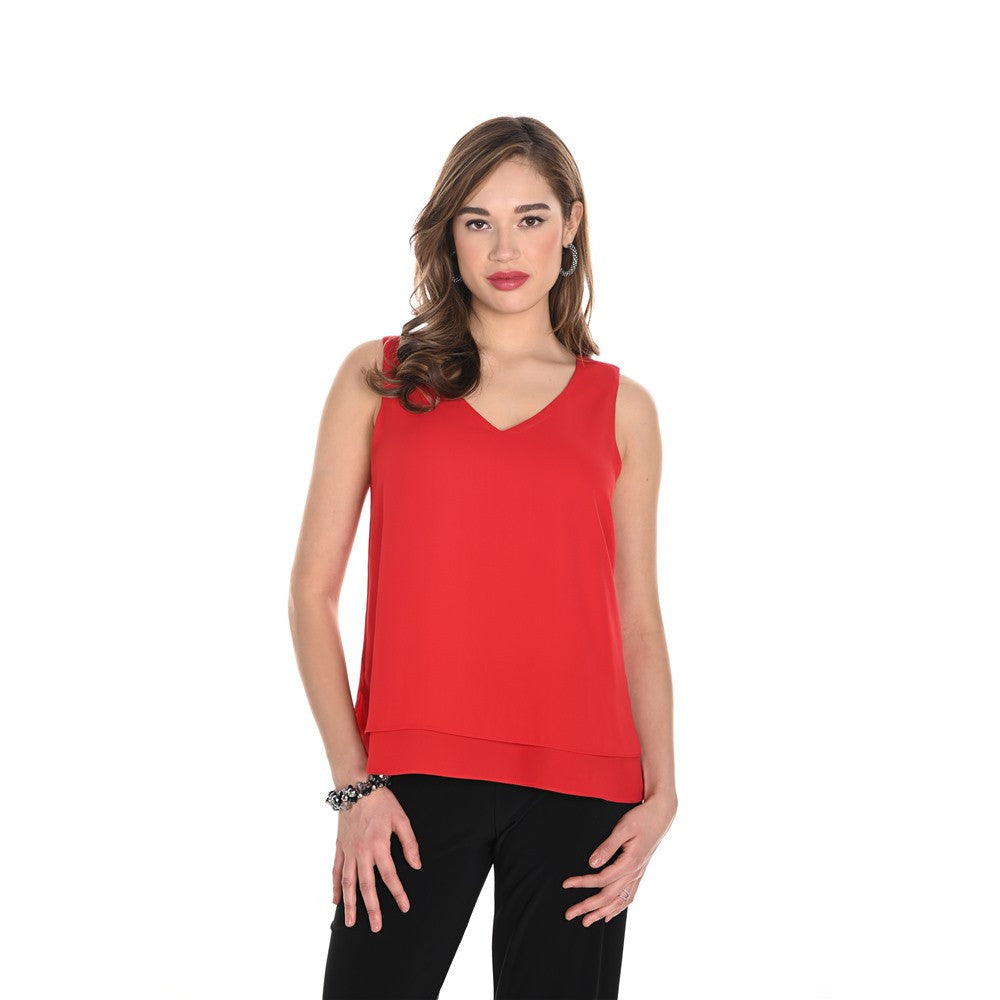 Camisole voilée - Taille : MEDIUM - Couleur : Rouge