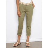 Capri avec revers au bas - Taille : 4 - Couleur : Kaki