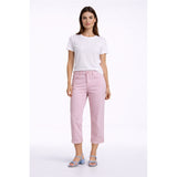 Capri coupe droite - Taille : 28 - Couleur : Rose pâle