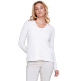 Cardigan à boutons - Taille : MEDIUM - Couleur : Blanc