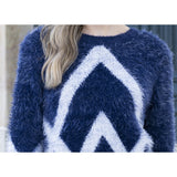 Cardigan à motif graphique et boutons