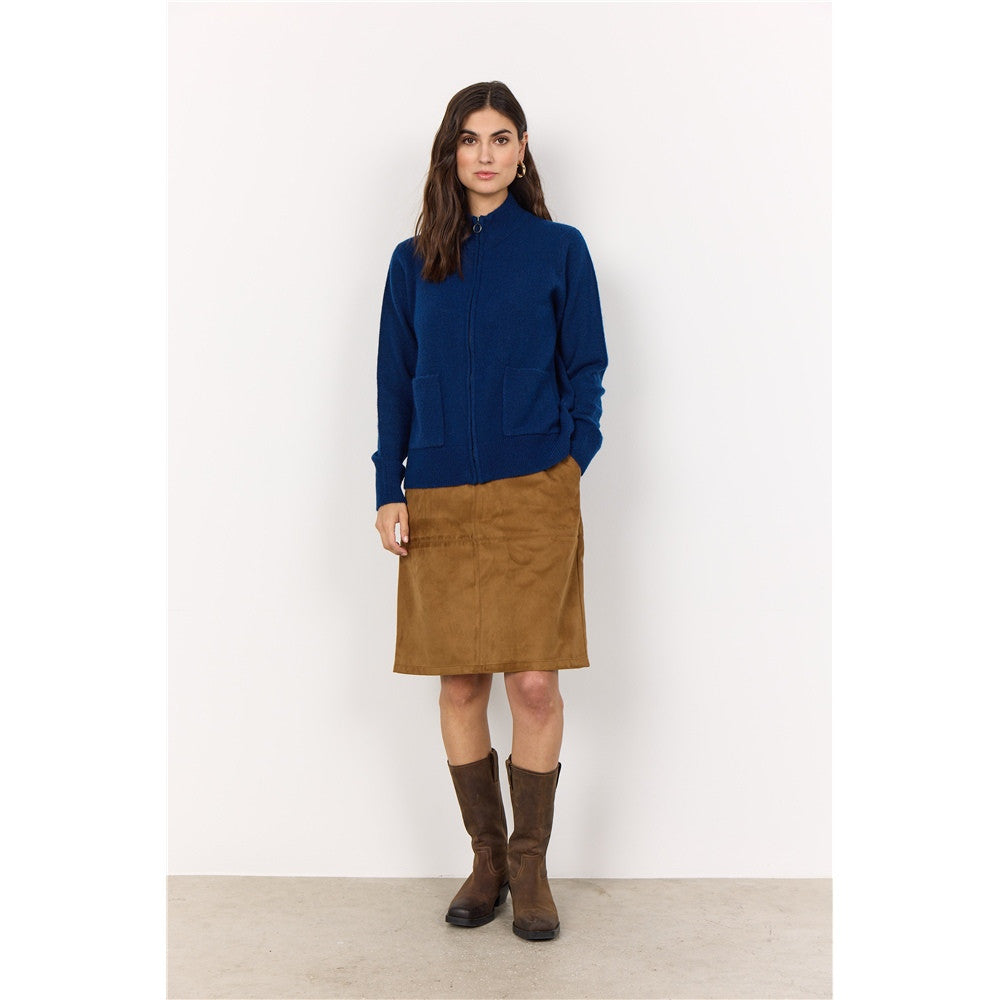 Cardigan avec fermoir & poches