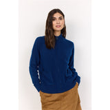 Cardigan avec fermoir & poches - Taille : SMALL - Couleur : Bleu Nuit