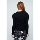 Cardigan côtelé boutonné