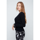 Cardigan côtelé boutonné