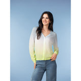 Cardigan effet dégradé - Taille : XSMALL - Couleur : Bleu pâle