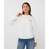 Chandail " Club Voyages " - Taille : XSMALL - Couleur : Blanc cassé/Corail