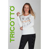 Chandail "  Mademoiselle " - Taille : XXLARGE - Couleur : Blanc cassé