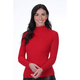 Chandail à col montant - Taille : MEDIUM - Couleur : Rouge