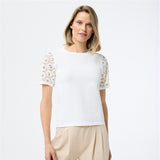 Chandail avec breloques coquillages - Taille : MEDIUM - Couleur : Blanc cassé