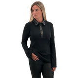Chandail avec collet - Taille : SMALL - Couleur : Noir