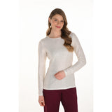 Chandail avec détails dorés - Taille : 6 - Couleur : Blanc Hiver/Or