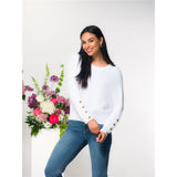 Chandail en tricot - Taille : SMALL - Couleur : Blanc