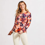 Chandail imprimé floral - Taille : MEDIUM - Couleur : Multicolore