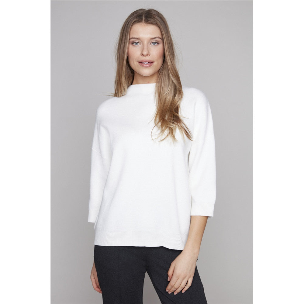 Chandail manches aux coudes - Taille : XLARGE - Couleur : Ivoire