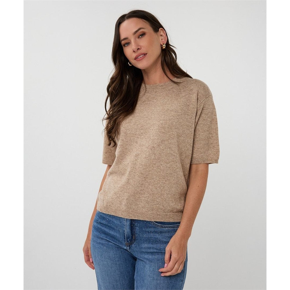 Chandail manches courtes - Taille : XXLARGE - Couleur : Taupe