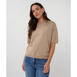 Chandail manches courtes - Taille : XXLARGE - Couleur : Taupe