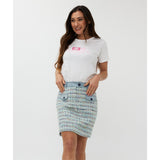 Chandail manches courtes « Unique Esqualo » - Taille : XLARGE - Couleur : Blanc cassé/Rose