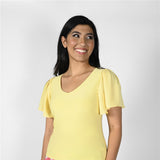 Chandail uni - Taille : 14 - Couleur : Jaune