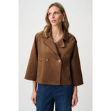 Chiara | Blouson effet suède - Taille : 6 - Couleur : Brun