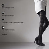 Collant opaque fantaisie EVANA