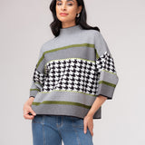 Cruz | Pull avec motif géométrique