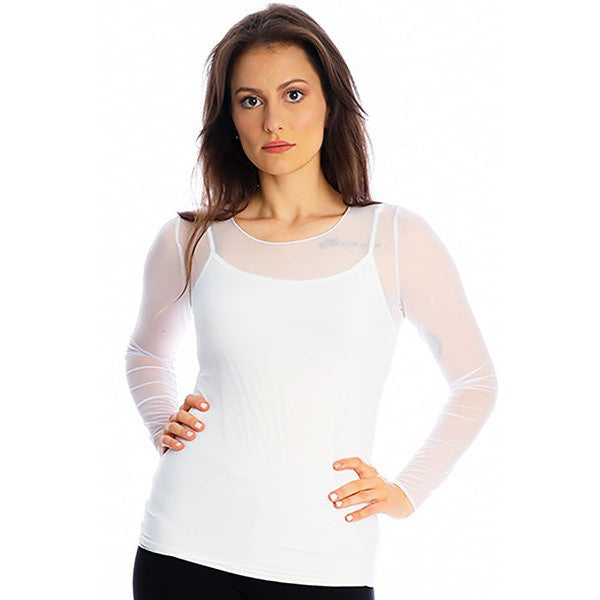 Filet manches longues - Taille : XSMALL - Couleur : Ivoire