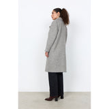 Garbie | Veste croisée gris chiné