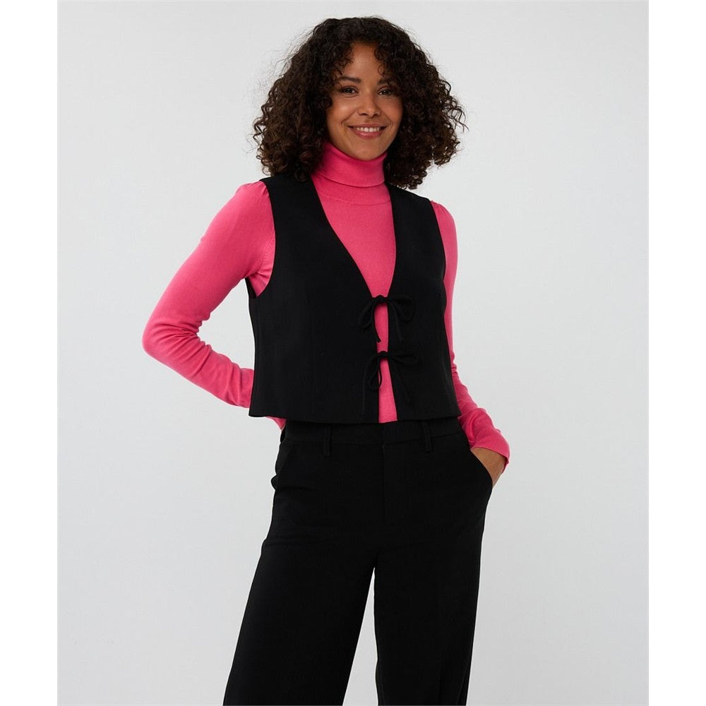 Gilet de tailleur - Taille : 8 - Couleur : Noir