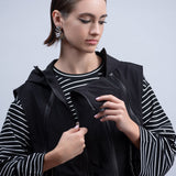 Hugo | Veste avec fermoirs et capuchon