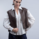 Pons | Veste courte en cuir vegan