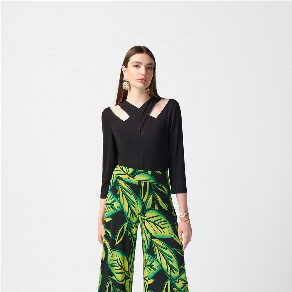Haut ajusté à découpe - Taille : 4 - Couleur : Noir