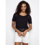 Haut crochet boutonné