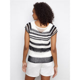 Haut crochet rayé