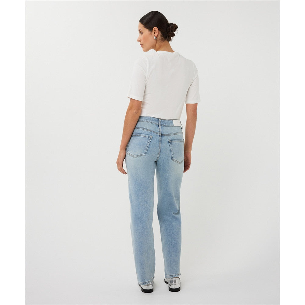 Haut en tricot côtelé manches 3/4
