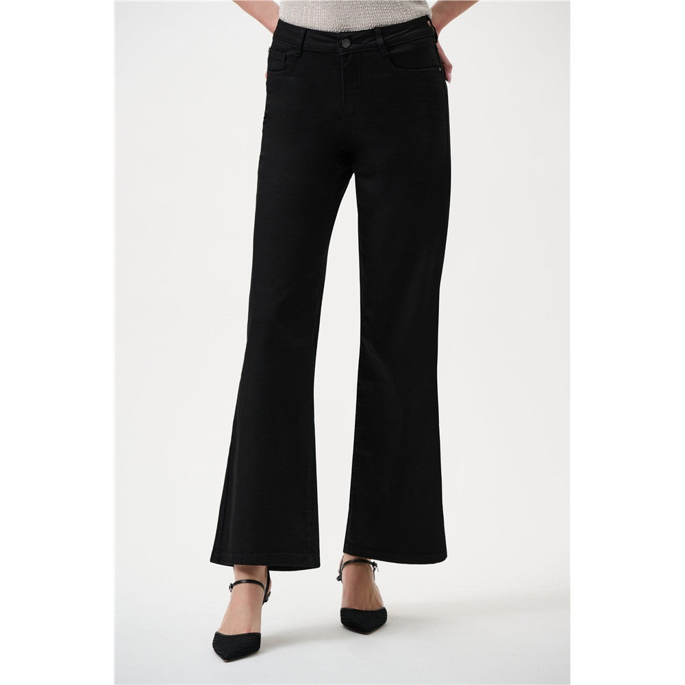 Goldie | Jean à jambe - Taille : 4 - Couleur : Denim noir