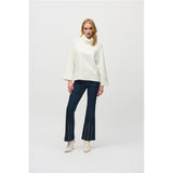 Jean jambe large avec brillance - Taille : 8 - Couleur : Bleu Denim
