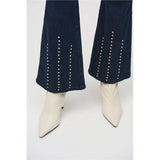 Jean jambe large avec brillance