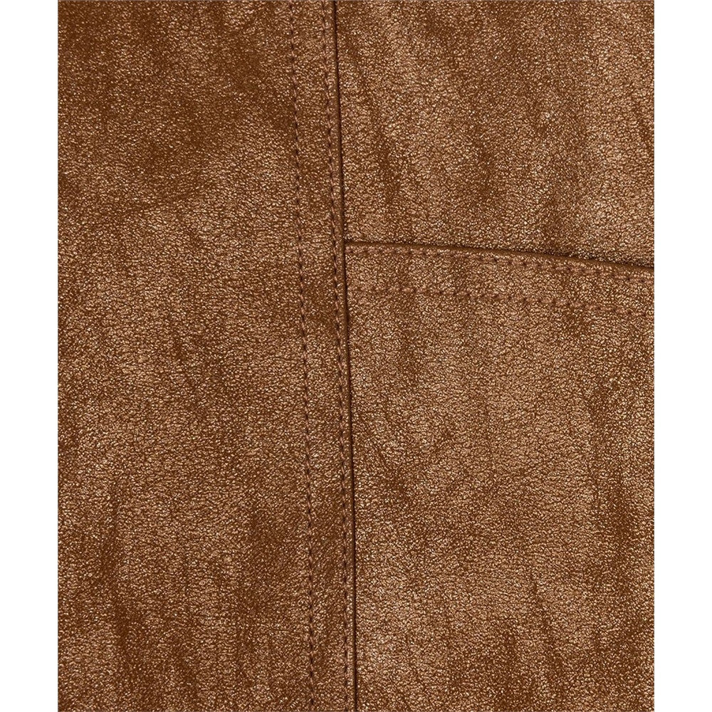 Jupe courte en cuir vegan