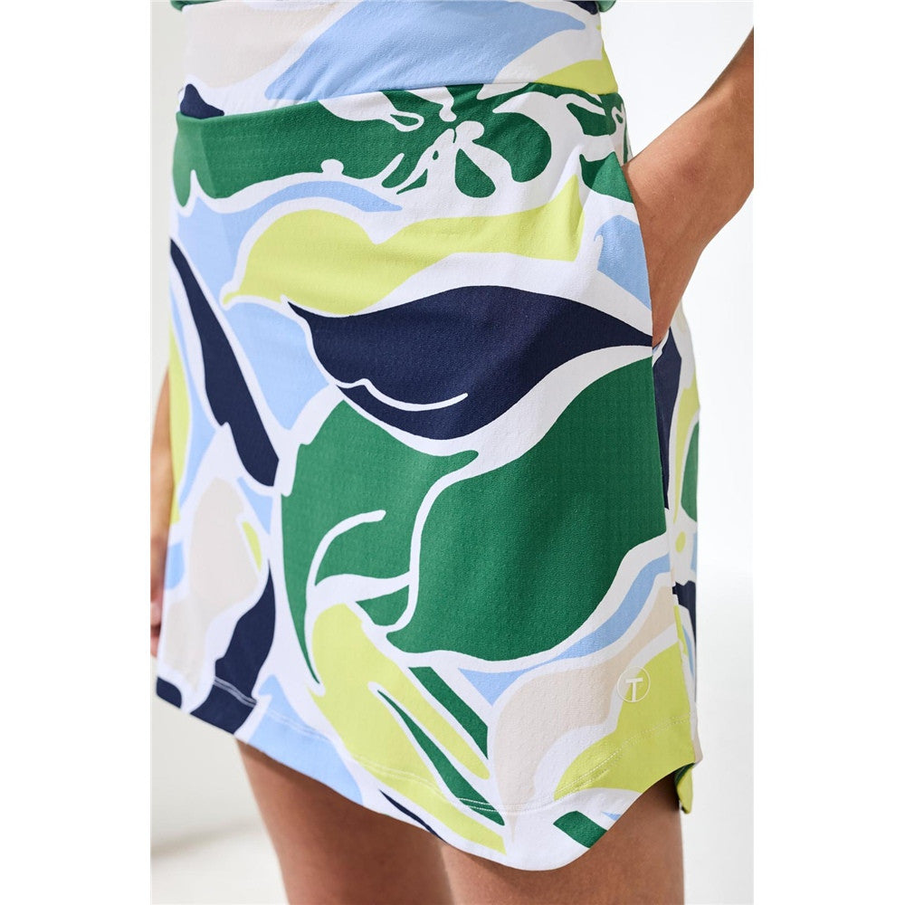 Jupe-culotte à enfiler imprimé floral
