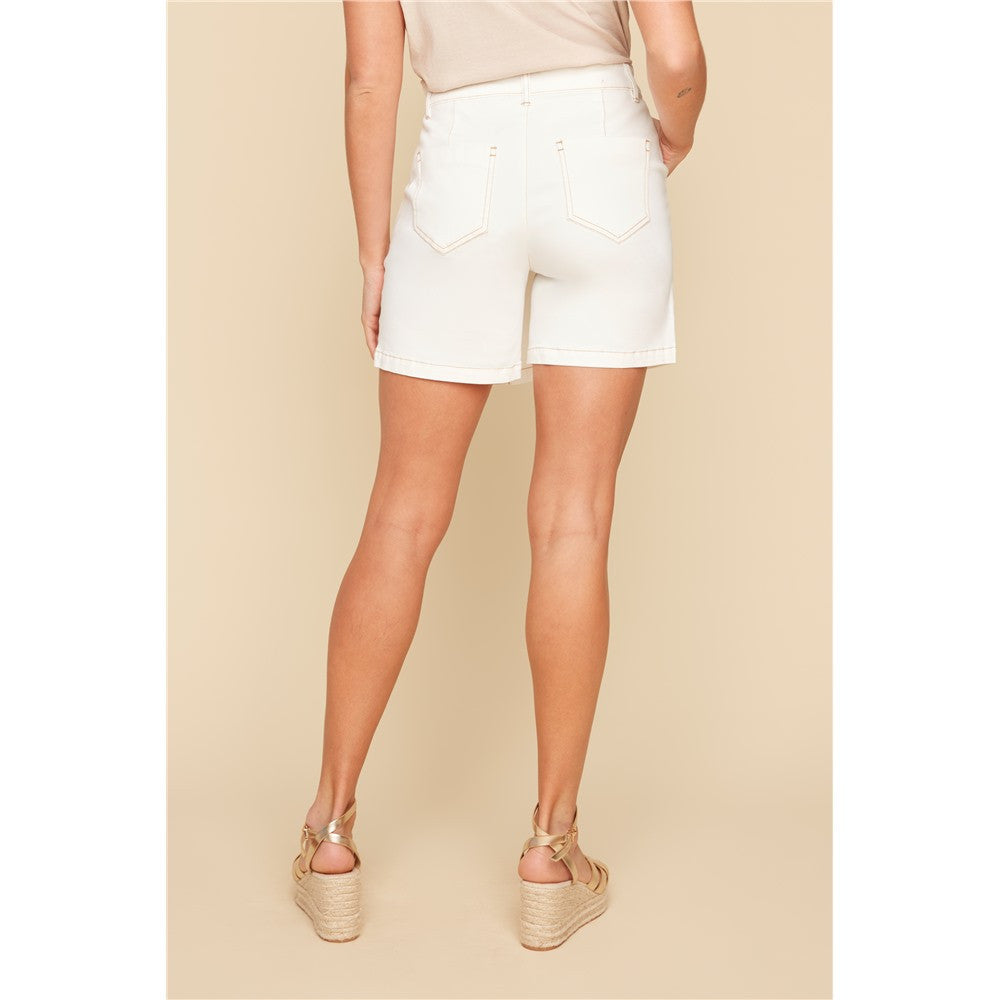 Jupe-culotte boutonnée